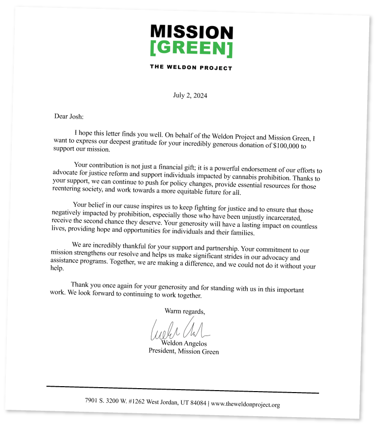 a letter from last prisoner project