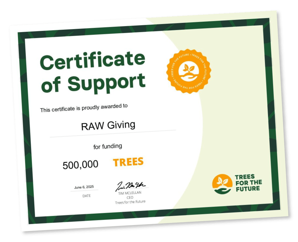 Certificate of support image