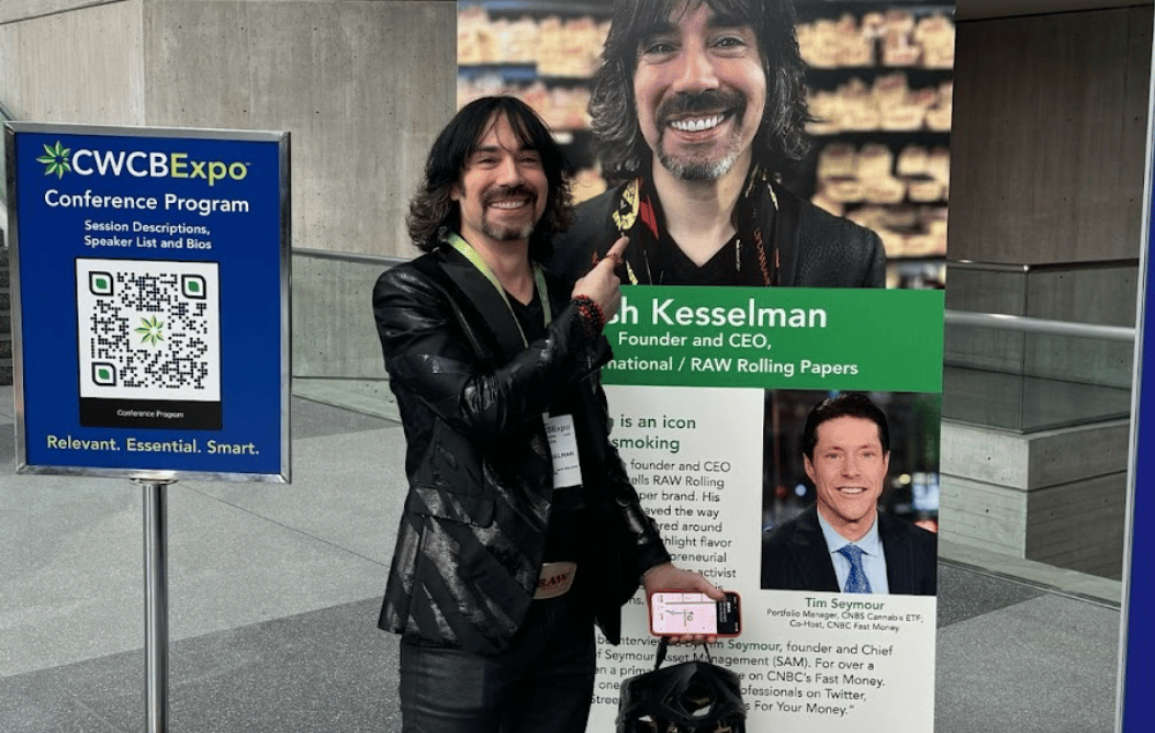 RAW Rolling Papers Founder Josh Kesselman guest of honor at CWCBExpo 2024