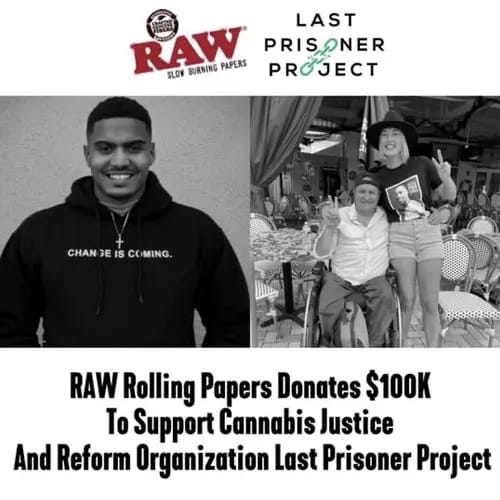 Josh Kesselman, Founder of RAW Rolling Papers, Announces $100,000 Donation to Last Prisoner Project